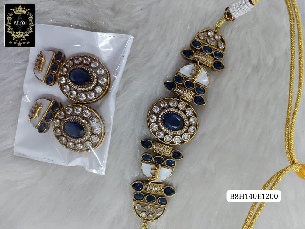 B8H140E1200 MOSSANITE SABYASACHI CHOKER