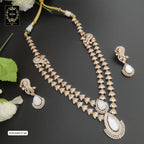 B3H440E3740 DOUBLE LAYER MOSSANITE NECKLACE