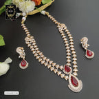 B3H440E3740 DOUBLE LAYER MOSSANITE NECKLACE