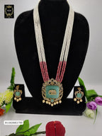 B11H200E1700 ELEPHANT MONALISA LONG NECKLACE