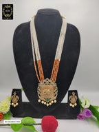 B11H200E1700 ELEPHANT MONALISA LONG NECKLACE