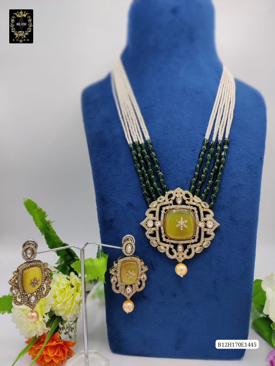 B12H170E1445  MONALISA LONG NECKLACE