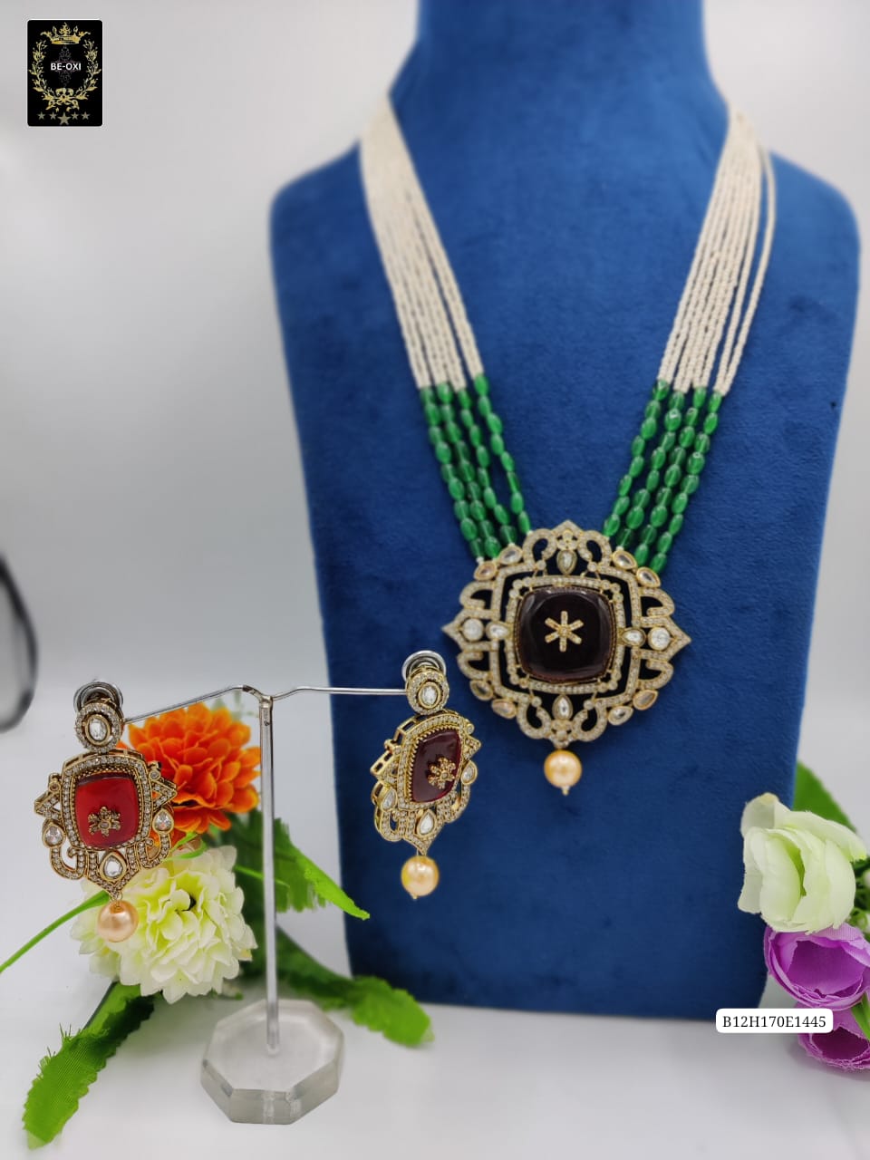 B12H170E1445  MONALISA LONG NECKLACE