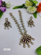 B13H86E731 POLKI MONALISA NECKLACE