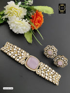 B16H160E1360  PREMIUM MOSSANITE CHOKER