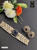 B16H160E1360  PREMIUM MOSSANITE CHOKER