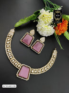 B17H140E1190 MOSSANITE HASULI NECKLACE