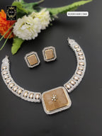 B20H160E1360  MOSSANITE HASULI NECKLACE