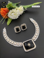 B20H160E1360  MOSSANITE HASULI NECKLACE