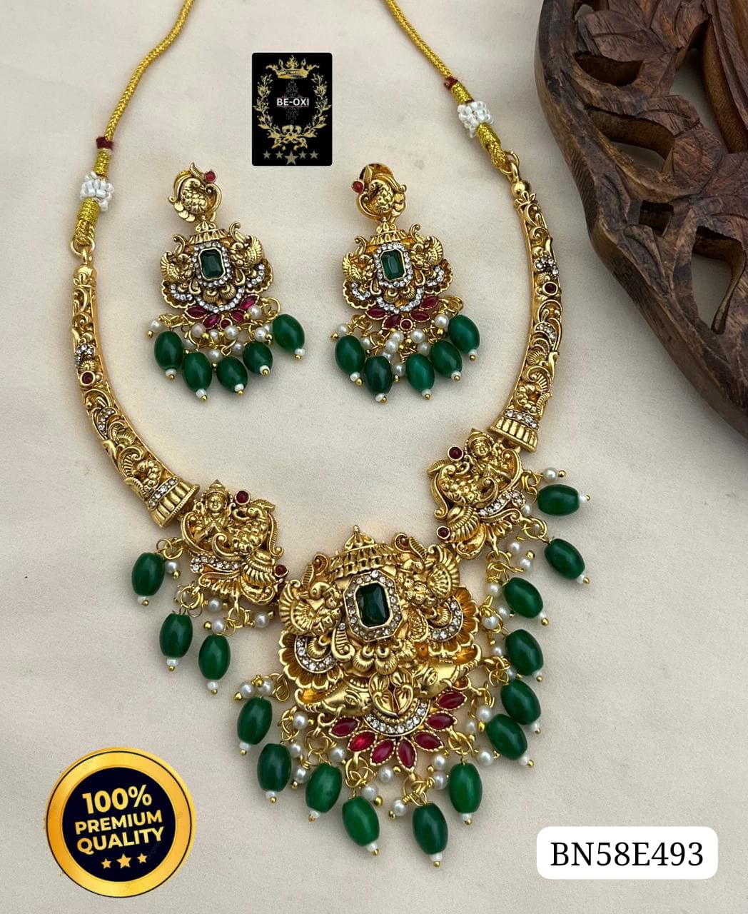 10BN58E493 SOUTH INDIAN NECKLACE