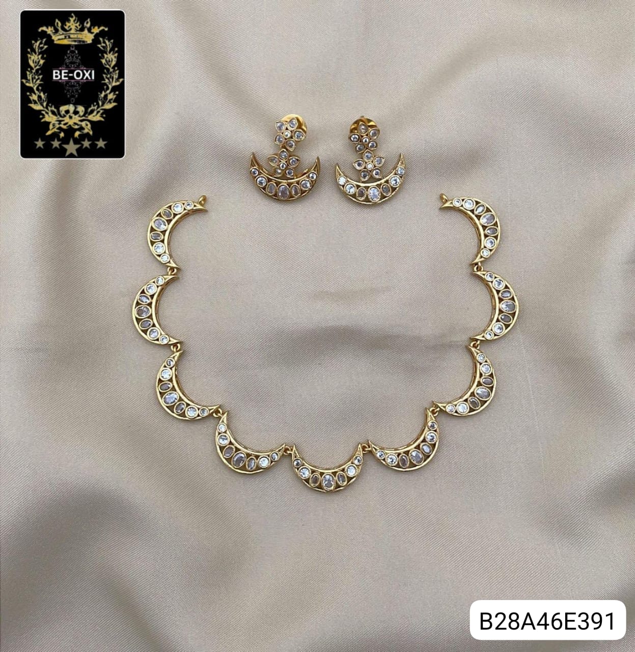 B28A46E391 POLKI NECKLACE