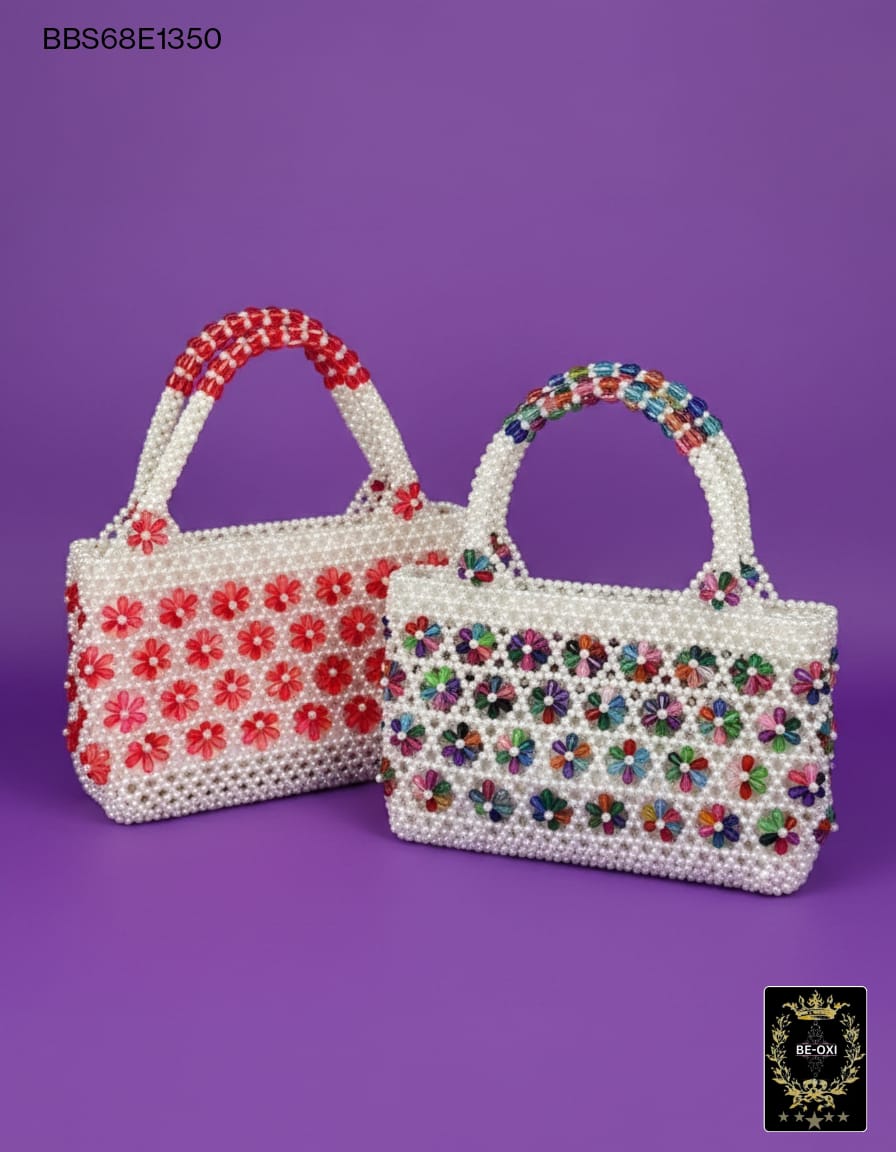BBS68 PEARL HANDCRAFT HANDBAGS MULTI