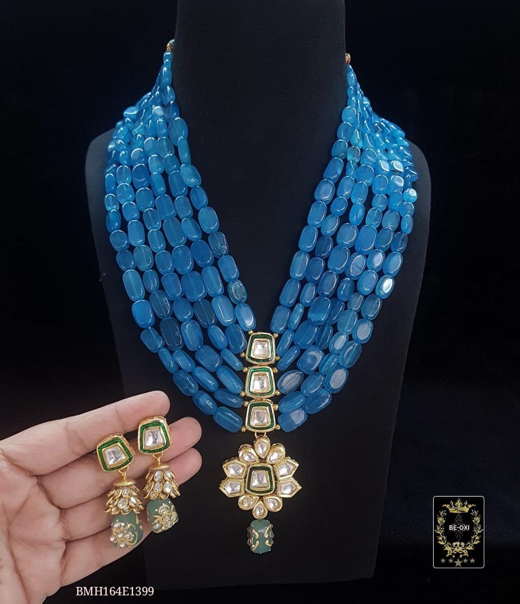 BMH164E1399 INK BLUE ORIGINAL 5 LAYER KUNDAN LONG