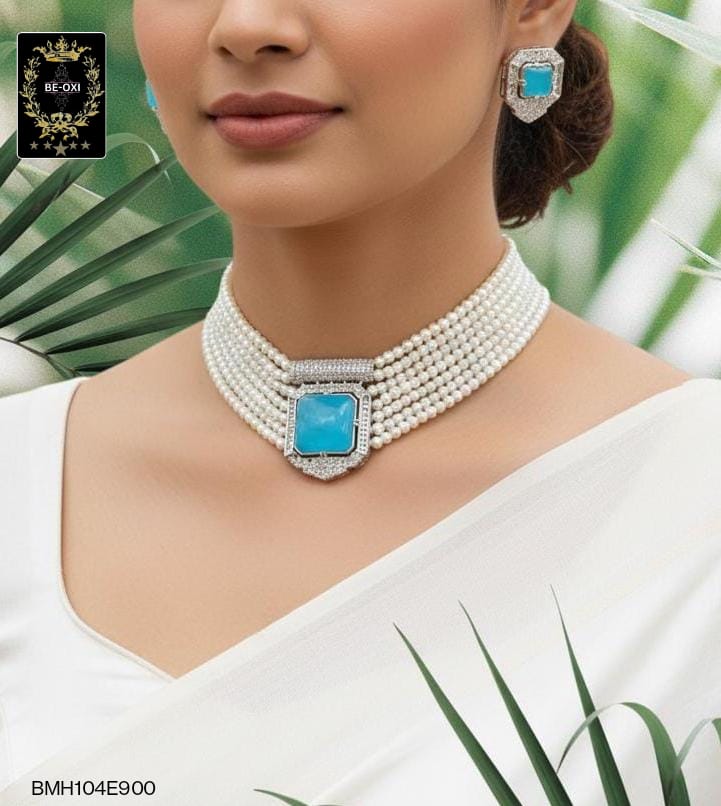 BMH104E900 SKY PEARL HANCARFT MONALISHA CHOKER
