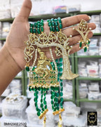 BMH296E2520 GREEN MOISSANITE KRISHNA LONG