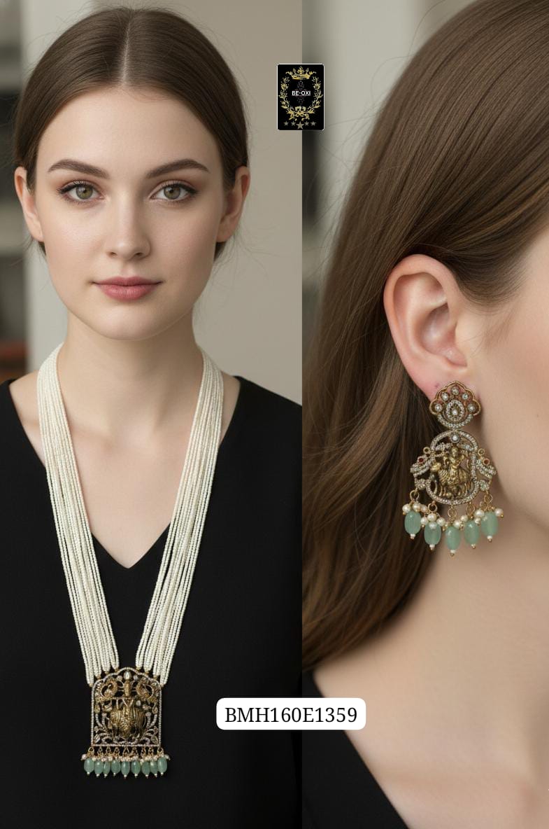 BMH160E1359 MINT KRISHNA BRASS MOSSANITE LONG