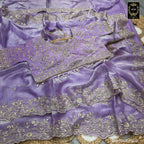 BSH180E1550 Fendy Satin Premium Designer Saree Readymade blouse  Upto 42 C9