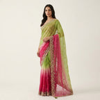 Satin Aura Saree